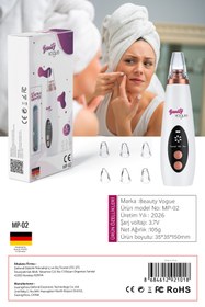 Resim Beauty Vogue Digital Frimatör - Vakum - Cilt bakım cihazı aleti - Siyah nokta - Akne 