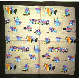 Resim Bandana Şirinler - Kahve 