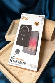 Resim MOONSORA FullTech MageSafe Uyumlu ve Desenli 5000 mAh 20W Kablosuz Powerbank 