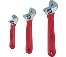 Resim Lenox Tools Ayarlanabilir Kurbağacık Anahtar Seti 3lü 6 8 10 Inç Ingiliz Anahtarı Takımı 