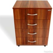 Resim 4 Çekmeceli Şifonyer Erik-Beyaz 