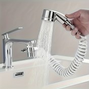 Resim Duvar Montajlı Musluk Uzatıcısı ile Harici Duş Başlığı - Dayanıklı Plastik Banyo Adaptörü, Evcil Hayvan Banyosu için Elektrik Gerektirmez, Kolay Kurulum, Sonbahar, Cadılar Bayramı ve Noel Hediyeleri için Mükemmel, Evcil Hayvan Banyo Aksesuarı, Modern Banyo Aksesuarı, Şık Tasarım, Yüksek Kaliteli Plastik 