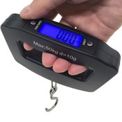 Resim 1 adet 110 Lbs/50 Kg Dijital El Tipi Bagaj Asma Tartısı, El Tartısı, Mini Taşınabilir Elektronik Tartı, Arka Aydınlatmalı LCD Ekranlı Hızlı Tartı, Araba Detaylandırma Araçları İçin RV Seyahat Gereksinimleri, Piller Dahil Değildir. 
