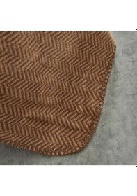 Resim Karaca Home Sandra Bej Çift Kişilik Balık Sırtı Pamuk Battaniye Bej 