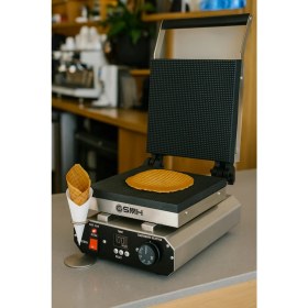 Resim Smh Kornet Waffle Yapma Makinesi | Kornet Sarma Aparatı Hediyeli 