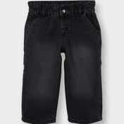 Resim Defacto Kız Bebek Wide Leg Beli Lastikli Jean Pantolon F1829a525aunm36 Antrasit 