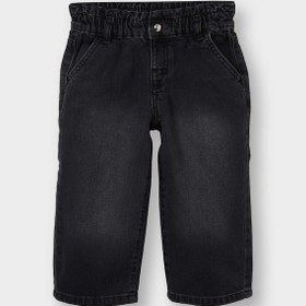 Resim Defacto Kız Bebek Wide Leg Beli Lastikli Jean Pantolon F1829a525aunm36 Antrasit 