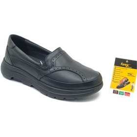 Resim Forex 1002 Hakiki Deri Dr.tavsiyeli Kadın Casual Ayakkabı Siyah 