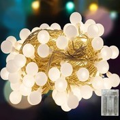 Resim Oda Dekoru için LED Beyaz Top Peri Işıkları, İç Mekan Çadırları, Partiler, Yatak Odaları, Oturma Odaları, Sınıf Odaları, Düğün Kutlamaları, Tatil Süslemeleri, Sevgililer Günü Işıkları, Tüm Mevsimler İçin Mükemmel Hediye 