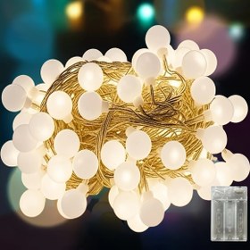 Resim Oda Dekoru için LED Beyaz Top Peri Işıkları, İç Mekan Çadırları, Partiler, Yatak Odaları, Oturma Odaları, Sınıf Odaları, Düğün Kutlamaları, Tatil Süslemeleri, Sevgililer Günü Işıkları, Tüm Mevsimler İçin Mükemmel Hediye 