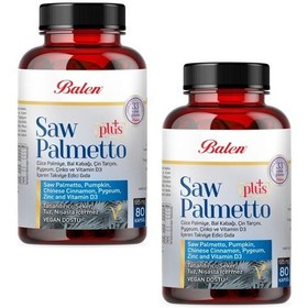 Resim Balen Saw Palmetto Plus Cüce Palm.çin.vit D3 Kapsül 685 Mg 80 Kapsül X 2 Adet 