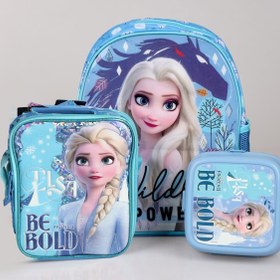Resim ELSA TEK BÖLMELİ KÜÇÜK BOY 32 CM ANAOKUL ÇANTASI,BESLENME ÇANTASI VE 2 KATLI BESLENME KABI SETİ 