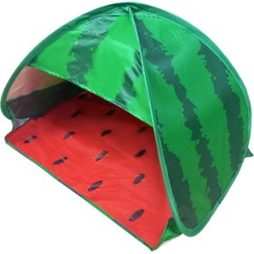 Resim Strade Store Uv Koruyuculu Karpuz Şeklinde Mini Gölgelik Kamp Çadırı - Yeşil/Kırmızı (Yurt Dışından) 