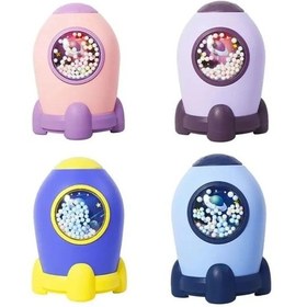 Resim Büyük Boy Şifreli Işıklı Roket Kumbara 17x10cm 