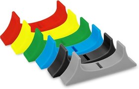 Resim Wii U Standı için, 1 Çift Yatay Standı Wii U Gamepad Standı Cradle Seti 3D Baskılı Standı Adaptörü (yeşil) 