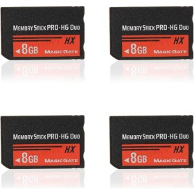 Resim KingKuee Psp Cybershot Kamera Için 4x 8gb Memory Stick Ms Pro Duo Flash Kart (Yurt Dışından) 