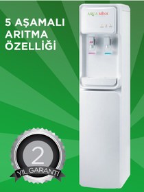 Resim Aqua Mina 5 Aşamalı Arıtmalı Su Sebili | Sıcak Ve Soğuk Su Özelliği 