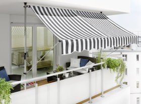 Resim Sunfun Teleskopik Tente Gri-Beyaz 300x130 cm 