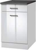 Resim Tdesigno Ayaz Mutfak Çekmeceli Alt Modül 60 Cm Beyaz 