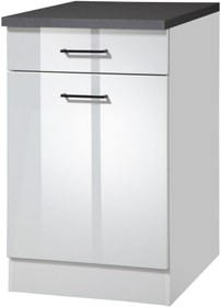 Resim Tdesigno Ayaz Mutfak Çekmeceli Alt Modül 60 Cm Beyaz 