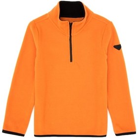 Resim U.S. Polo Assn. Erkek Çocuk Bakır Yarım Fermuarlı Sweatshirt 50313841-VR182 