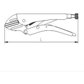 Resim İzeltaş Standart Ayarlı Pense 250MM 