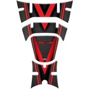 Resim Gogo Tank Pad 001 Siyah-kırmızı 4 Parça Honda Pcx 125 2018-2020 