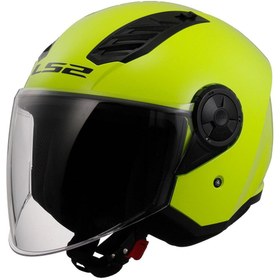 Resim Ls2 Airflow 2 Açık Yarım Kask Neon Sarı 