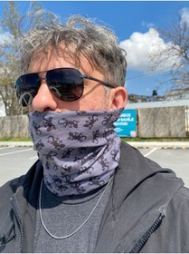 Resim kurukafagift BUFF Motorcu Maske Outdoor Boyunluk Unisex Bandana Kertenkele Baskılı 