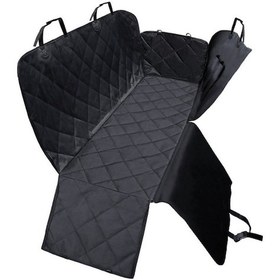Resim Sones Araba Arka Koltuk Su Geçirmez Yapışmaz Saç Pet Mat, Boyut: 147x137x40cm Fermuar 