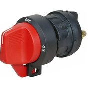 Resim 12v 300a Araba Seçici İzolatör Bağlantısını Kes Döner Anahtar Kesme Kırmızı 