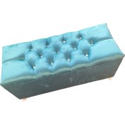 Resim Mesa Concept Mesa Mavi Sandıklı Kapitoneli Puf 