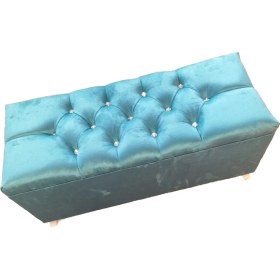 Resim Mesa Concept Mesa Mavi Sandıklı Kapitoneli Puf 