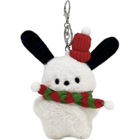 Resim Çanta Dekorasyon Kolye Charm Süs Kırmızı Yeşil Eşarp (Yurt Dışından) 