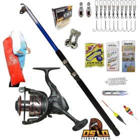 Resim Kendo Elbe 300cm Oslo Shinari Avalon 4000 Profesyonel Kıyı Olta Takımı Seti 