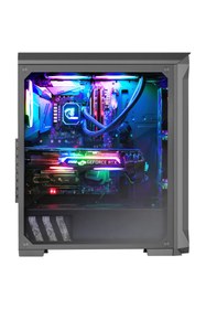 Resim Green Z5 Surena 4x120 MM ARGB 1x3.0 2x2.0 USB Gaming Kumandalı Oyun Bilgisayar Kasası 