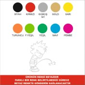Resim 2Mak Sticker Işeyen Çocuk Depo Kapağı Sticker 