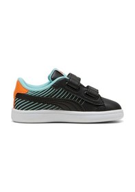Resim Puma Smash 3.0 Poised 2 Race Bebek Siyah Sneaker 