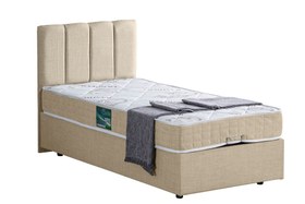 Resim GABBA BAZA BAŞLIK VE YATAK SETİ, KREM, 100X200 