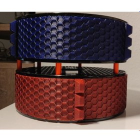 Resim Opencart Geri Dönüştürülmüş İstiflenebilir Filament Makarası Konteyneri Sadece Plastik Aparattır 