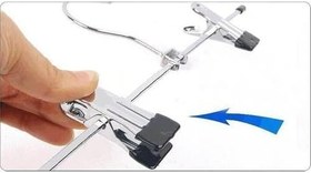 Resim Askıcı Bay Bayan Mandallı Pantolon, Etek Askısı - 40 cm Metal -10 ADET -5858064 