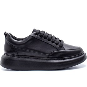 Resim Kadın Deri Sneaker 