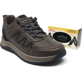 Resim Wickers Ortopedik Erkek Günlük Rahat Kışlık Kauçuk Kaymaz Taban Outdoor Suya Dayanıklı Spor Ayakkabı 40-44 