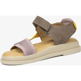 Resim Greyder Kadın Vizon Süet Hakiki Deri Spor Sandalet 6Y2TS57808 