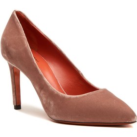 Resim Santoni Kadın Kadife Stiletto 