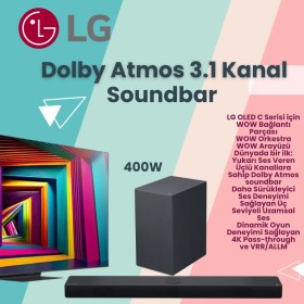 Resim Lg Dolby Atmos 3.1 Kanal 400w Soundbar 