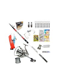 Resim Surf Max 10000 420cm 100-200gr Camarro Surf Profesyonel Kıyı Olta Takımı Seti 