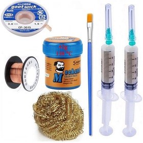 Resim Havya Ucu Temizleme Lehim Solder Paste 138 C 42g Flux Lehim Toplama Cp-3015 Lehim Emme Teli 3,0 Mm St05 