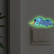 Resim Stitch Gece Işıklı Duvar Stickeri - Modern Anime Temalı Polivinil Klorür Stickeri, Gece Lambası Etkisi ile, Yatak Odası, Oturma Odası, Banyo, Mutfak Dekoru için Mükemmel, İdeal Tatil ve Doğum Günü Hediyesi, İç/Dış Mekan Kullanımı, Kendinden Yapışkanlı, Yatak Odası Dekoru | Modern Anime Tasarımı | Kendinden Yapışkanlı Sticker, Sticker Dekoru 
