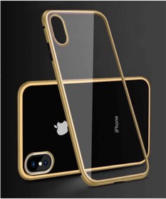 Resim TahTicMer Apple Iphone X Kılıf Manyetik Bumper Mıknatıslı Arka Camlı Altın 